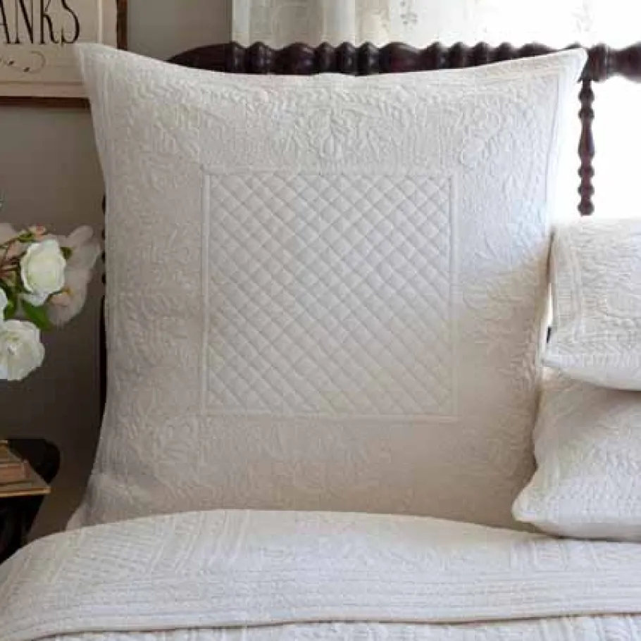 Shams<Taylor Linens Abigail Cream Sham