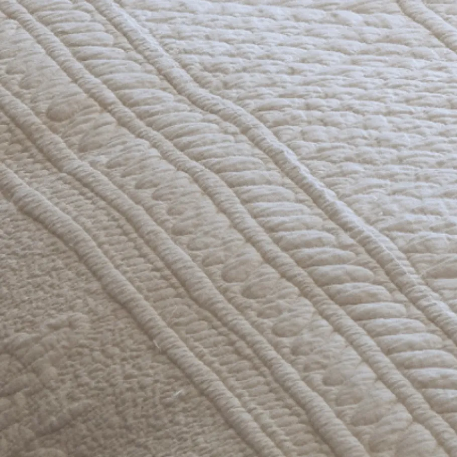 Shams<Taylor Linens Abigail Cream Sham