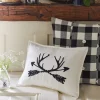 Camps & Cottages<Taylor Linens Antlers and Arrows – Linen Boudoir Pillow