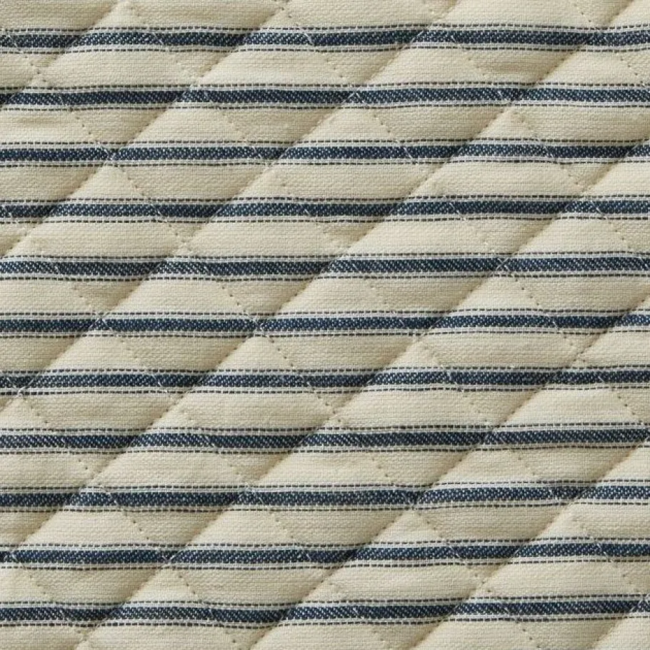 Cosmetic Bags<Taylor Linens Bergen Stripe Indigo Cosmetic Bag