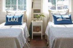 Quilts & Matelasses<Taylor Linens Bergen Stripe Indigo Quilt