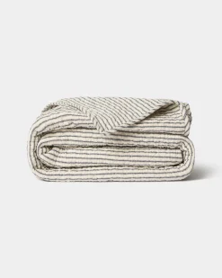 Quilts & Matelasses<Taylor Linens Bergen Stripe Indigo Quilt
