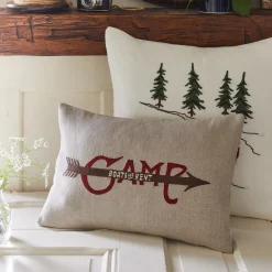Camps & Cottages<Taylor Linens Boats for Rent – Linen Lumbar Pillow