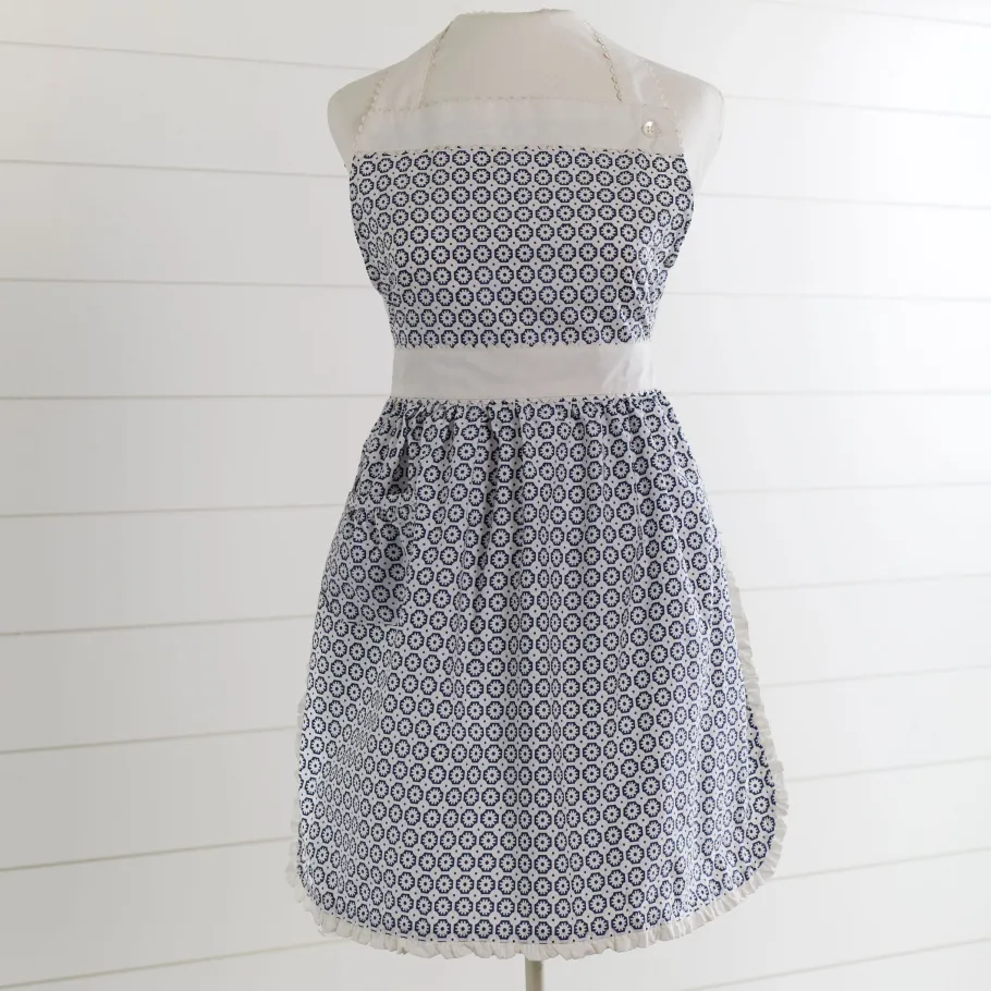 Aprons<Taylor Linens Carolina Indigo Apron