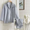 Pajamas<Taylor Linens Carolina Indigo Pajama Set