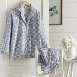 Pajamas<Taylor Linens Carolina Indigo Pajama Set