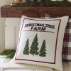 Winter Embroideries<Taylor Linens Christmas Tree Farm – Porch Pillow