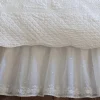 Bed Skirts<Taylor Linens Daisy Dot White Bed Skirt