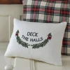 Winter Embroideries<Taylor Linens Deck the Halls – Boudoir Pillow