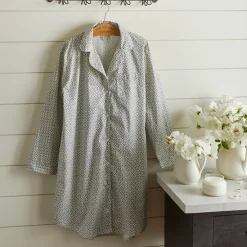 Nightshirts<Taylor Linens Dotted Vine Nightshirt