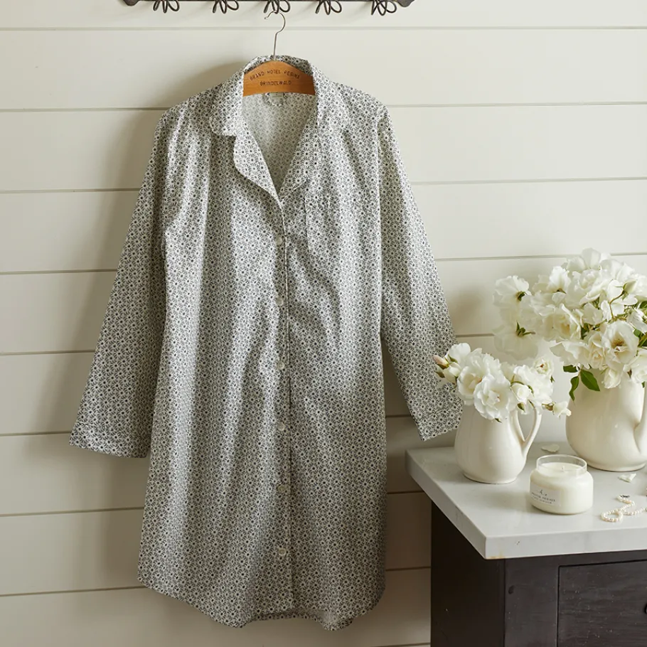 Nightshirts<Taylor Linens Dotted Vine Nightshirt