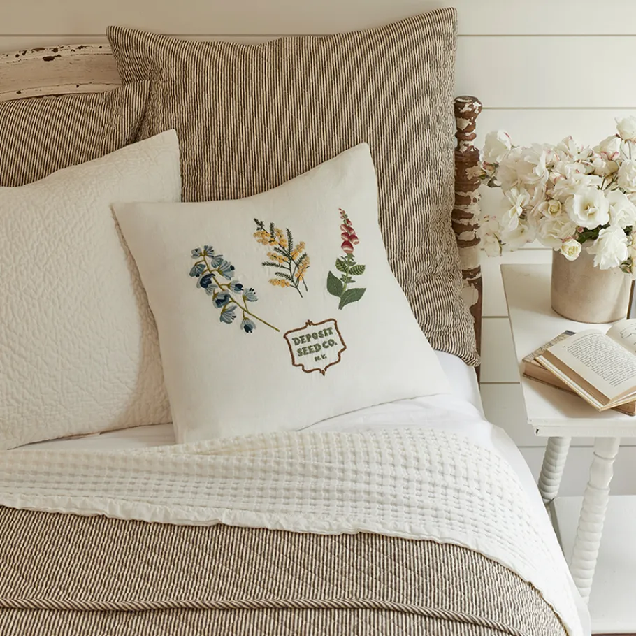 Shams<Taylor Linens Farmhouse Quilted Sham