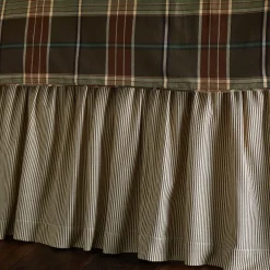 Bed Skirts<Taylor Linens Farmhouse Stripe Bed Skirt