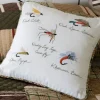 Camps & Cottages<Taylor Linens Fishing Flies Toss Pillow