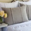 Shams<Taylor Linens Hampton Natural Sham