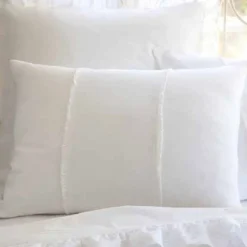 Shams<Taylor Linens Hampton White Sham