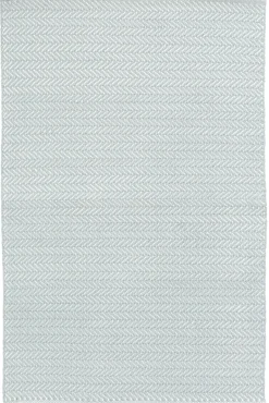 Rugs<Taylor Linens Herringbone Light Blue/Ivory Handwoven Indoor/Outdoor Rug