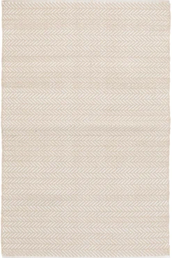 Rugs<Taylor Linens Herringbone Linen/White Handwoven Indoor/Outdoor Rug