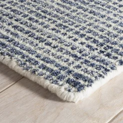 Rugs<Taylor Linens Homer Blue Hand Loom Knotted Wool/Viscose Rug