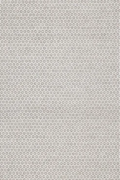 Rugs<Taylor Linens Honeycomb Ivory/Grey Handwoven Wool Rug