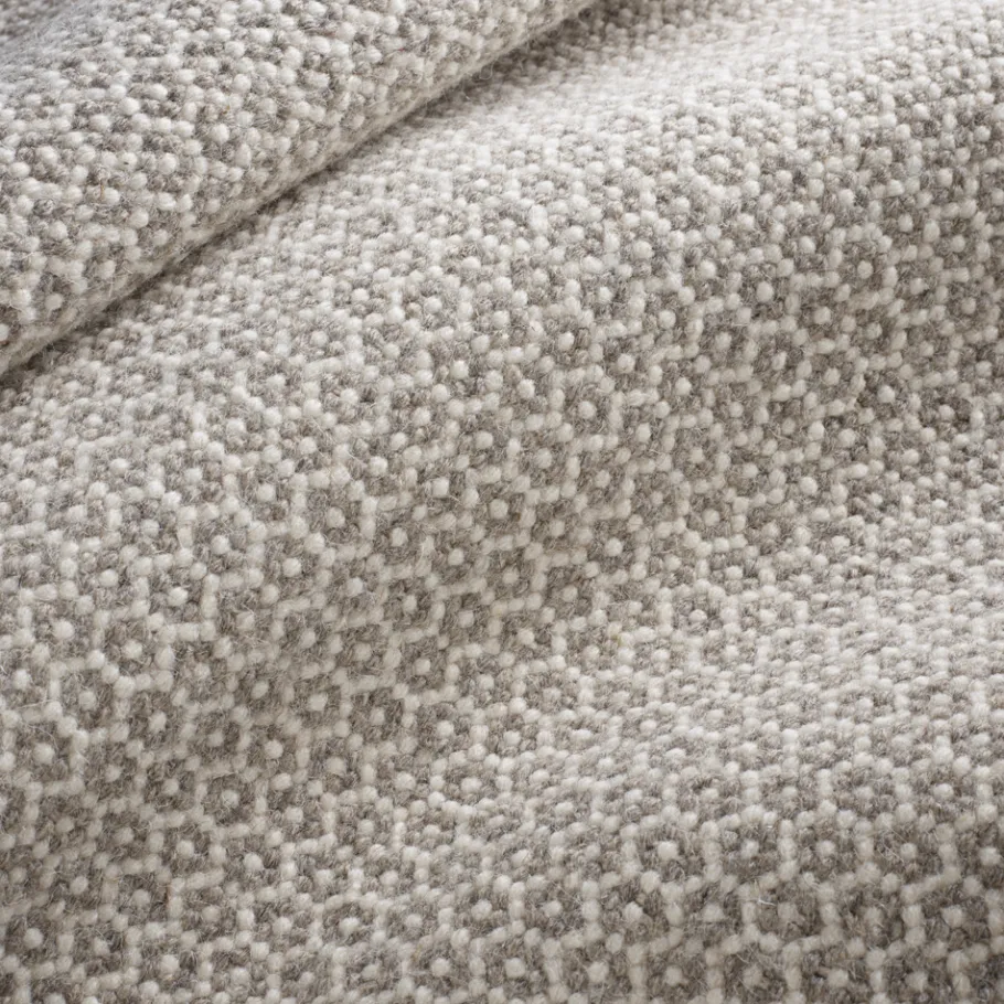 Rugs<Taylor Linens Honeycomb Ivory/Grey Handwoven Wool Rug