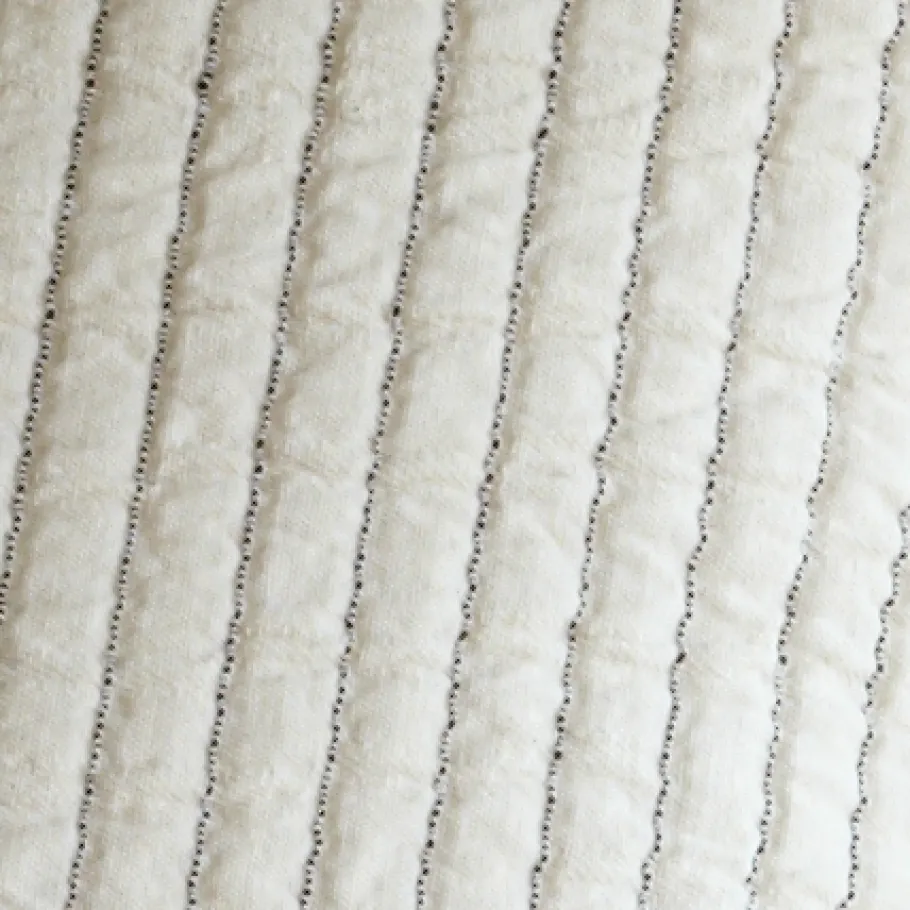 Shams<Taylor Linens Hudson Charcoal Stripe Sham