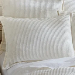 Shams<Taylor Linens Hudson Cream Sham