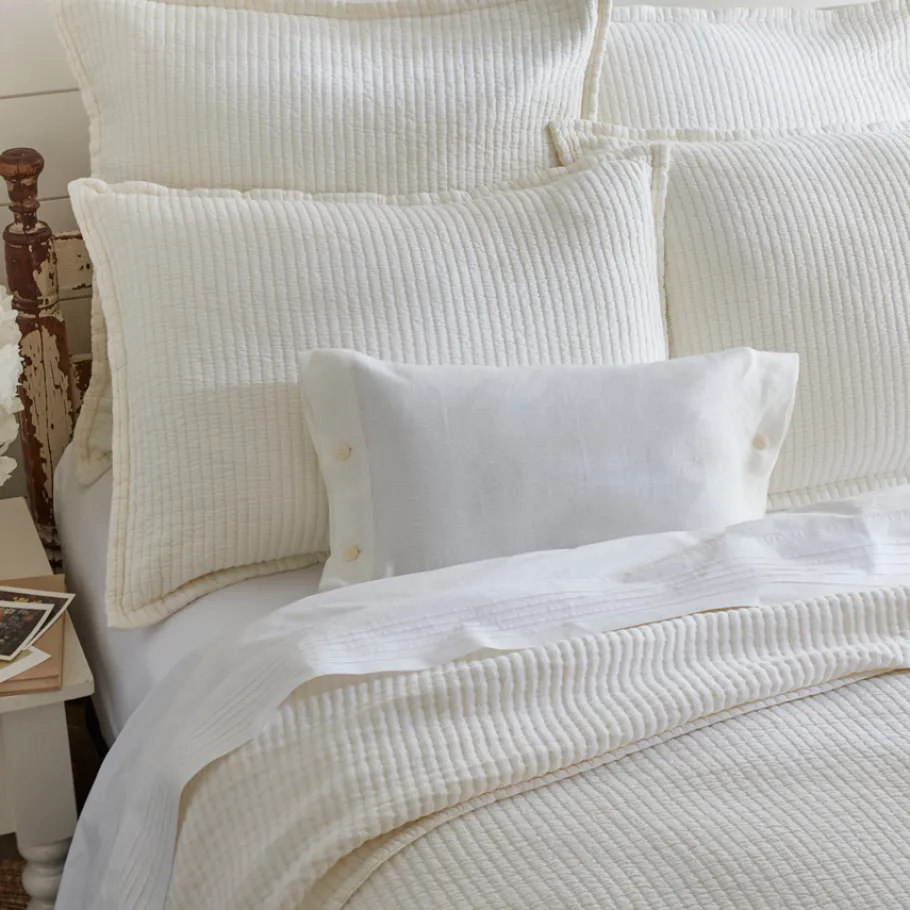 Shams<Taylor Linens Hudson Cream Sham