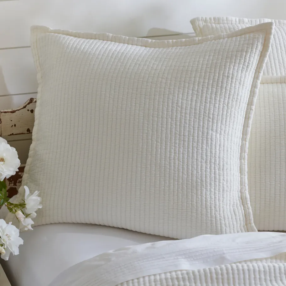 Shams<Taylor Linens Hudson Cream Sham