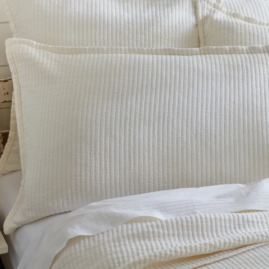 Shams<Taylor Linens Hudson Cream Sham