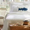 Quilts & Matelasses<Taylor Linens Hudson Indigo Stripe Matelasse