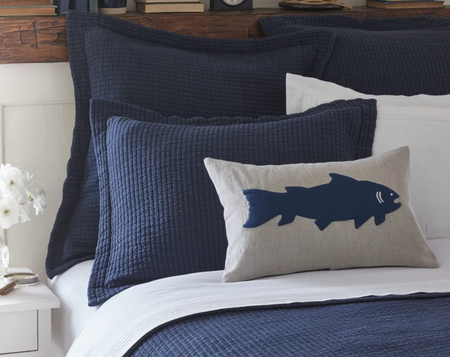 Quilts & Matelasses<Taylor Linens Hudson Navy Matelasse