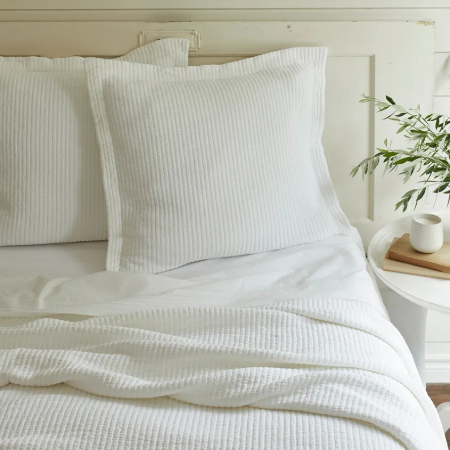 Shams<Taylor Linens Hudson White Sham
