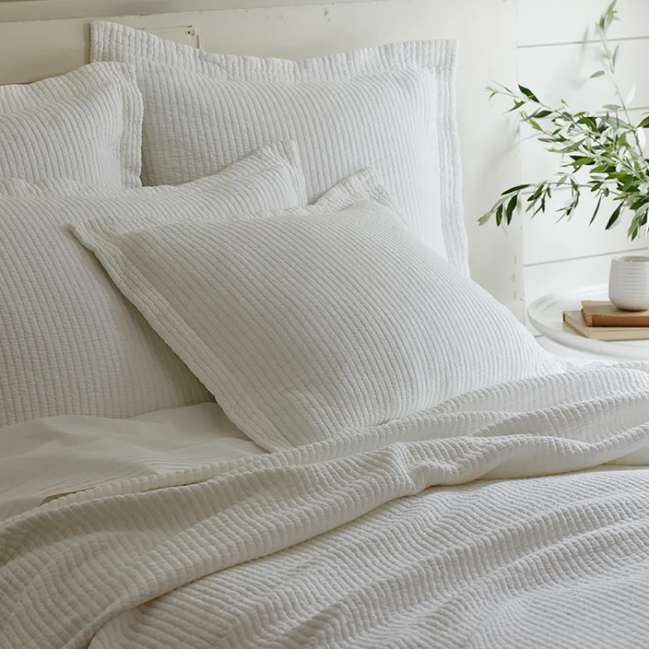 Shams<Taylor Linens Hudson White Sham