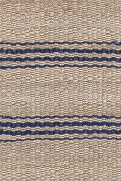 Rugs<Taylor Linens Jute Ticking Indigo Handwoven Rug