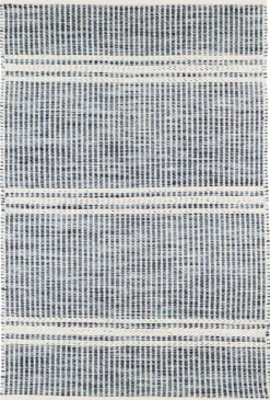 Rugs<Taylor Linens Malta Blue Handwoven Wool Rug