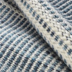 Rugs<Taylor Linens Malta Blue Handwoven Wool Rug