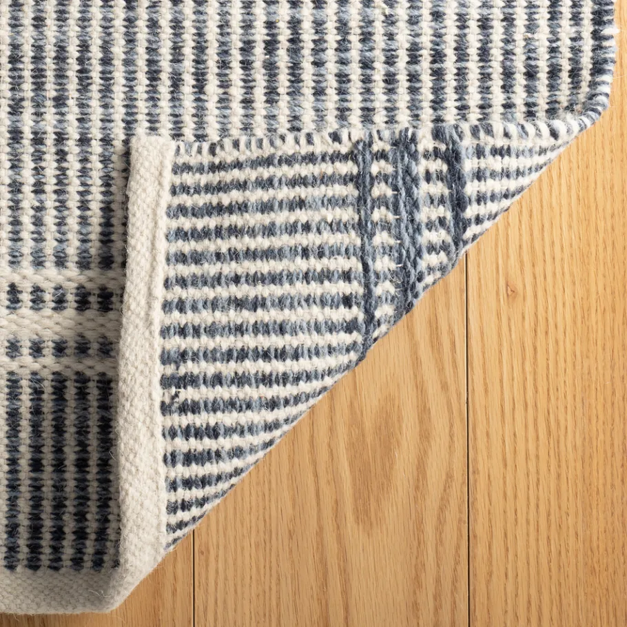 Rugs<Taylor Linens Malta Blue Handwoven Wool Rug
