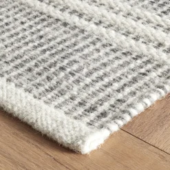 Rugs<Taylor Linens Malta Grey Handwoven Wool Rug