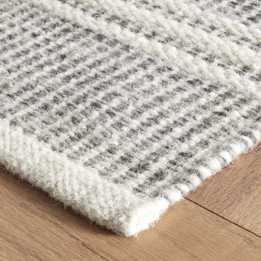 Rugs<Taylor Linens Malta Grey Handwoven Wool Rug