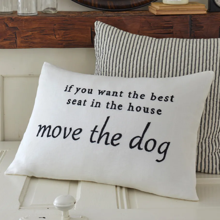 Camps & Cottages<Taylor Linens Move the Dog Pillow