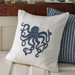 Seaside<Taylor Linens Octopus Pillow