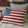 Americana Embroideries<Taylor Linens Old Glory Pillow