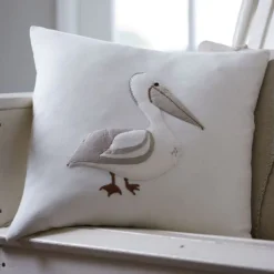Seaside | Camps & Cottages<Taylor Linens Pelican Porch Pillow