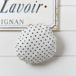 Shower Caps<Taylor Linens Polka Dot Black Shower Cap