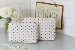Cosmetic Bags<Taylor Linens Polka Dot Red Cosmetic Bag