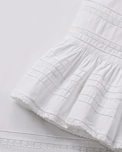 Pillowcases<Taylor Linens Prairie Crochet Pillowcase Set
