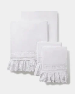 Sheet Sets<Taylor Linens Prairie Crochet Sheet Set