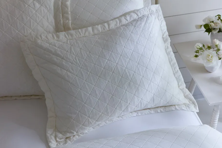 Shams<Taylor Linens Salt River Cream Sham