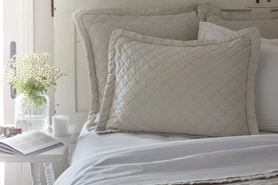 Shams<Taylor Linens Salt River Flax Sham